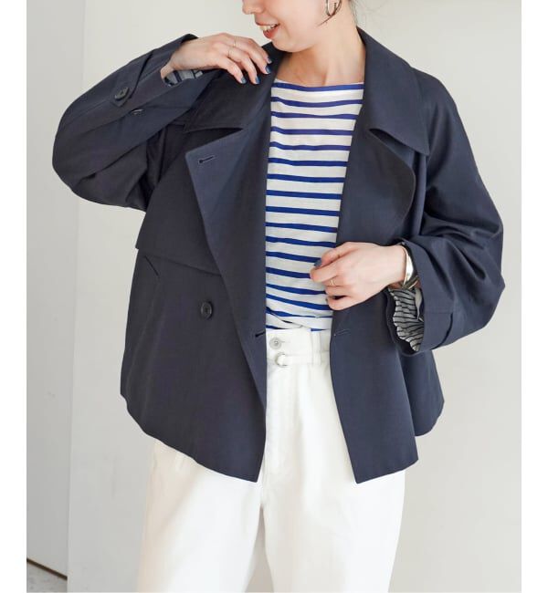Spick and Span「ソフトツイルショートトレンチコート」|トレンチコート|