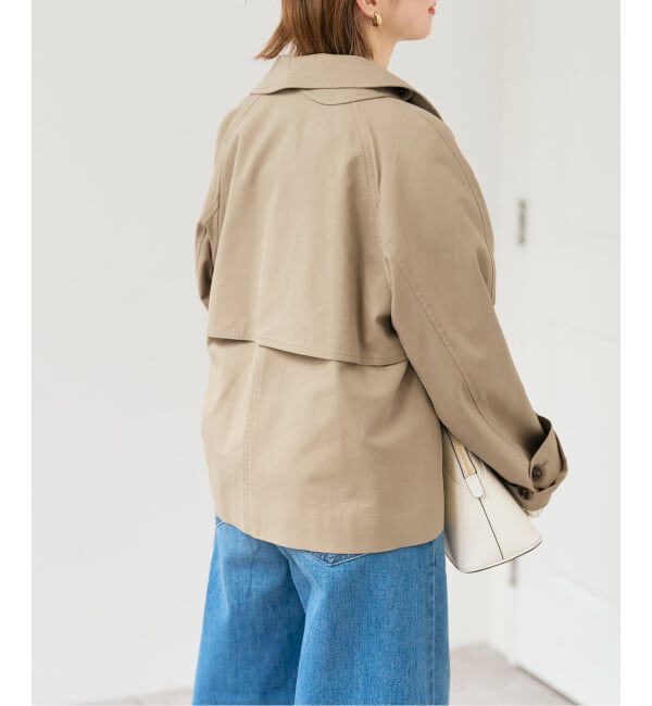 Spick and Span「ソフトツイルショートトレンチコート」|トレンチコート|