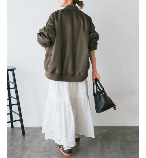Spick and Span「《追加予約》ナイロンダブルジップブルゾン」|その他|