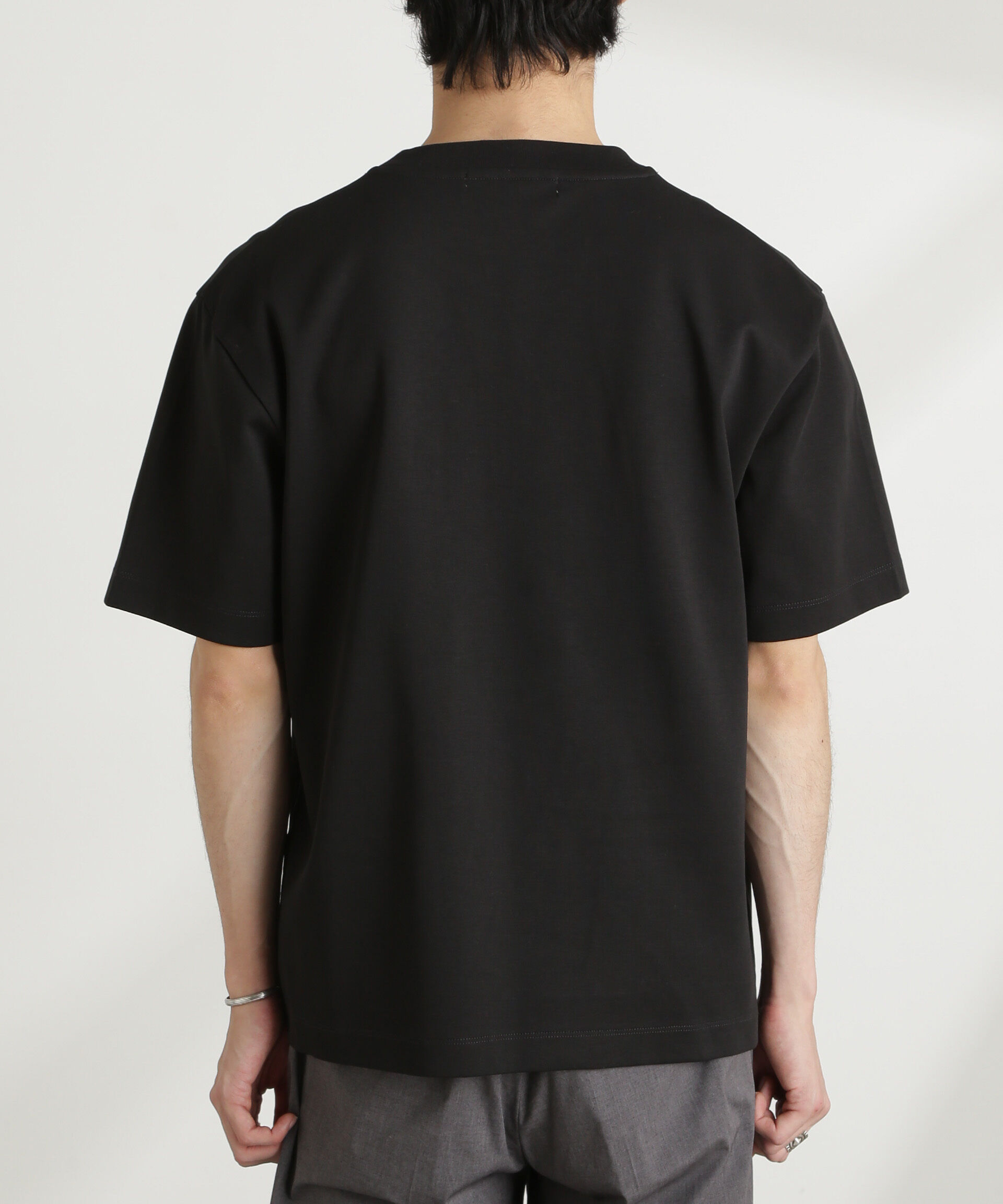 nano･universe「ダブルスムースクルーネックBIGTシャツ 半袖」|Tシャツ・カットソー|