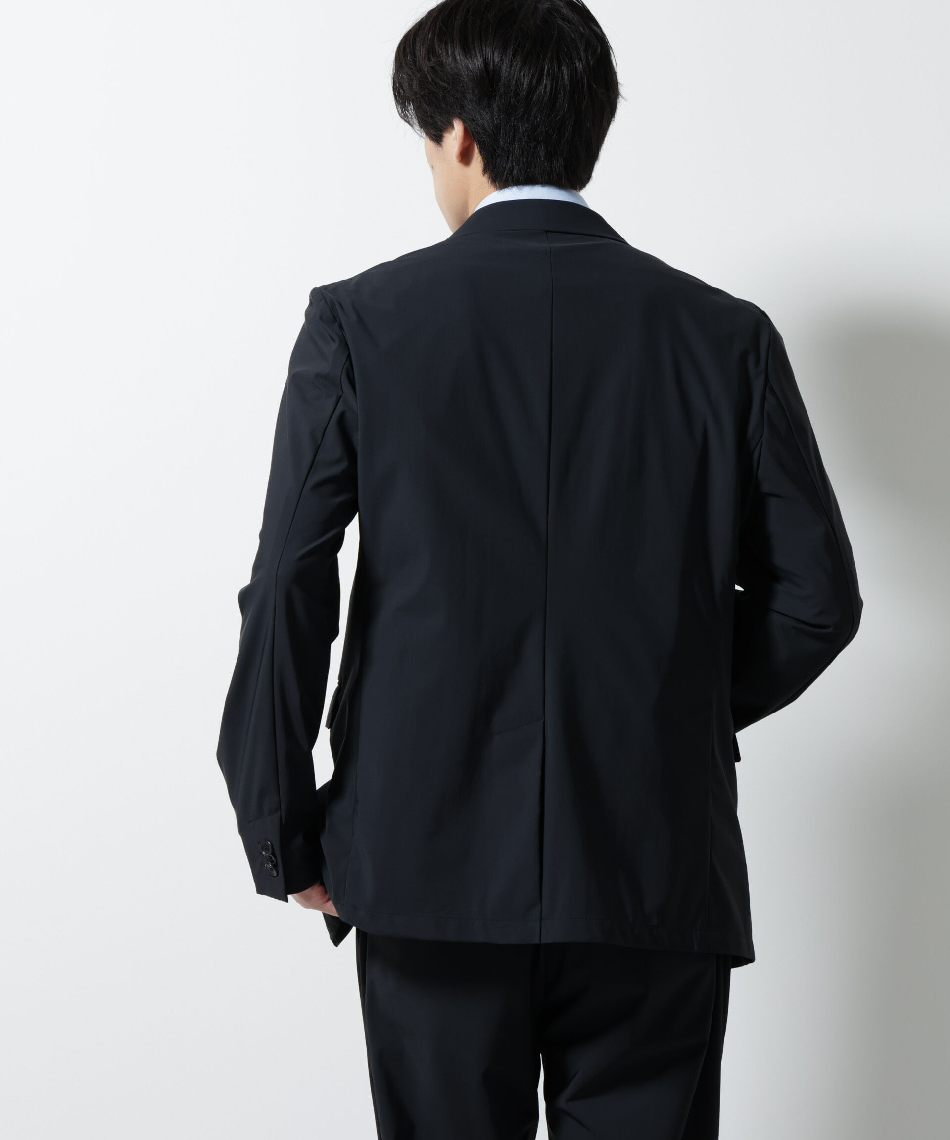 NANO universe「｢N JACKET PREMIUM｣ｸｰﾙﾀｯﾁ4WAYｽﾄﾚｯﾁｼﾞｬｹｯﾄ撥水(ｾｯﾄｱｯ 」|スーツ|