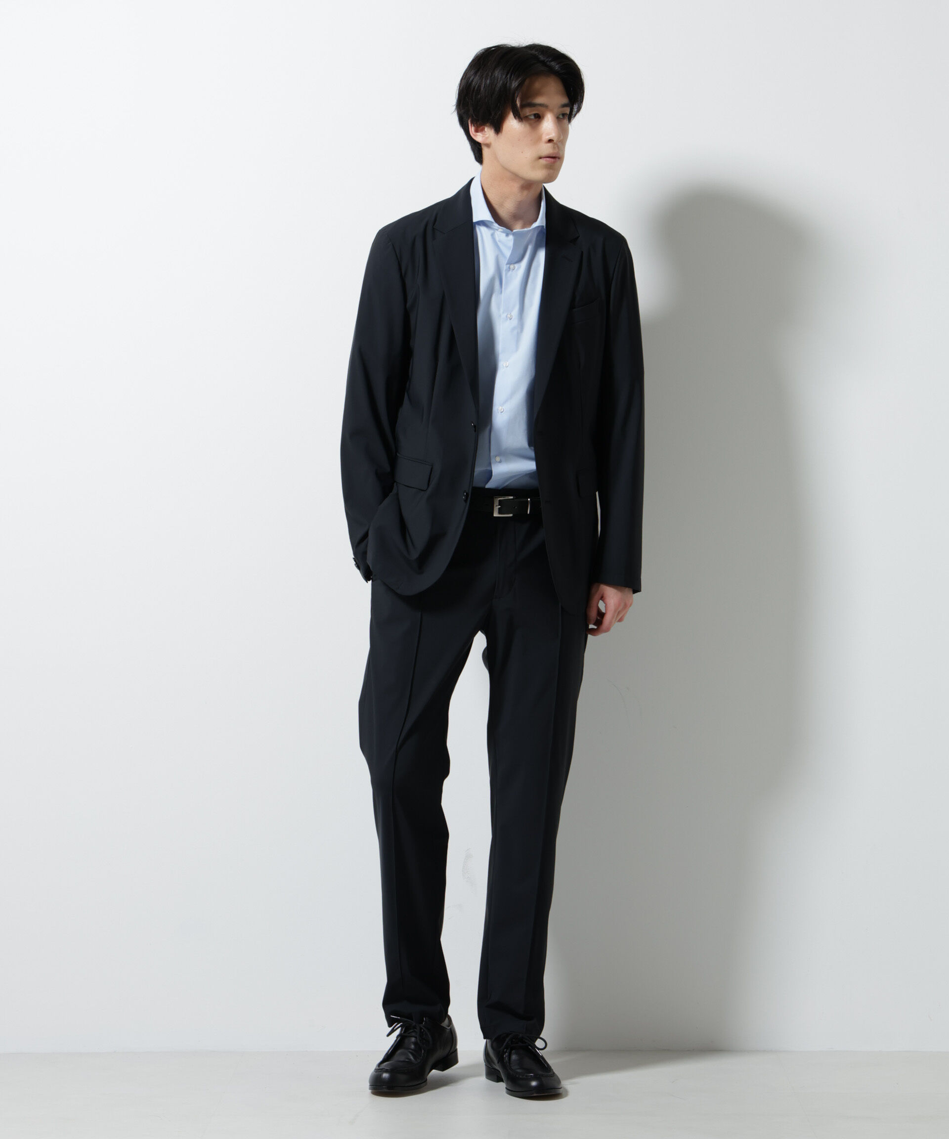 NANO universe「｢N JACKET PREMIUM｣ｸｰﾙﾀｯﾁ4WAYｽﾄﾚｯﾁｼﾞｬｹｯﾄ撥水(ｾｯﾄｱｯ 」|スーツ|