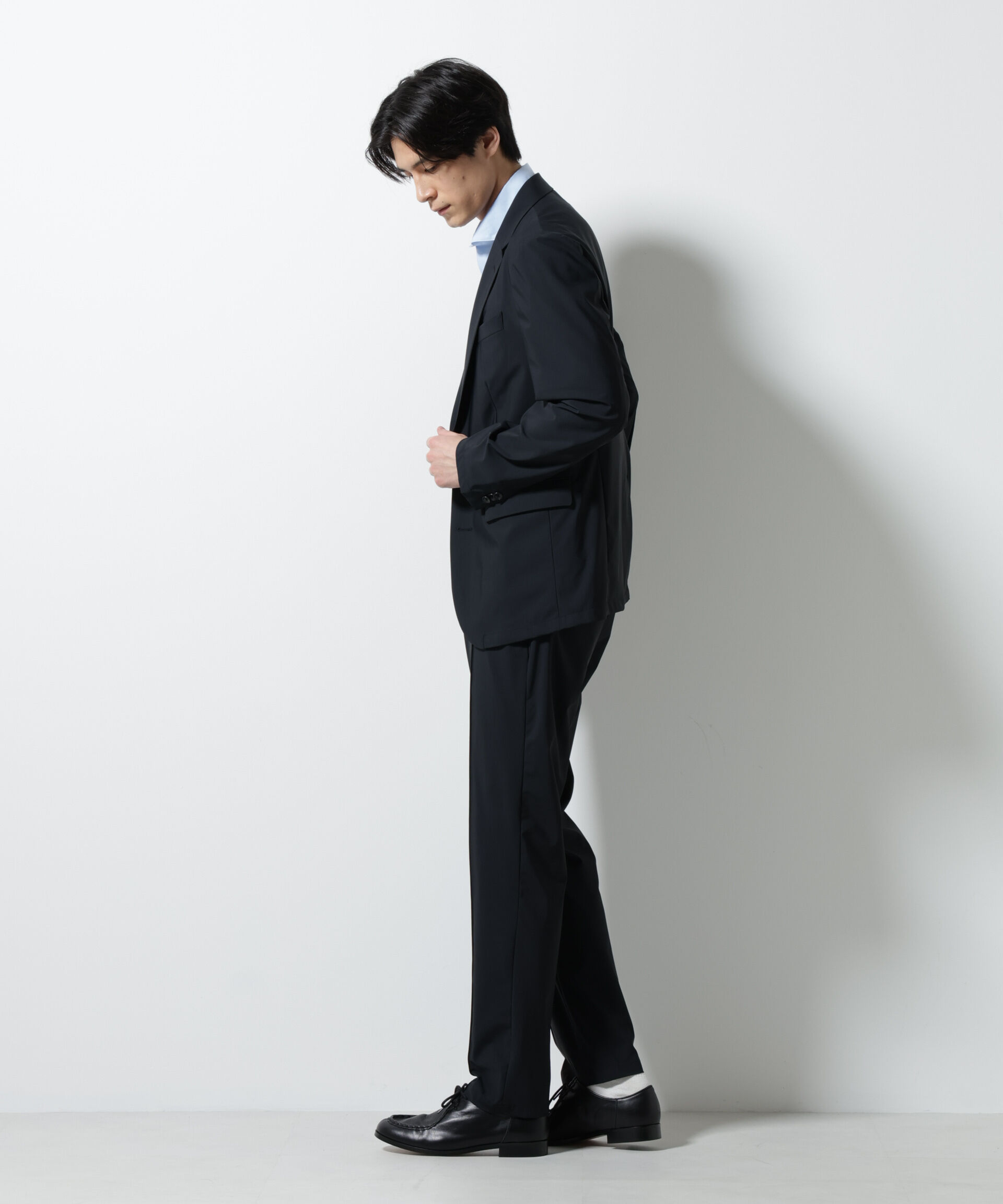 NANO universe「｢N JACKET PREMIUM｣ｸｰﾙﾀｯﾁ4WAYｽﾄﾚｯﾁｼﾞｬｹｯﾄ撥水(ｾｯﾄｱｯ 」|スーツ|
