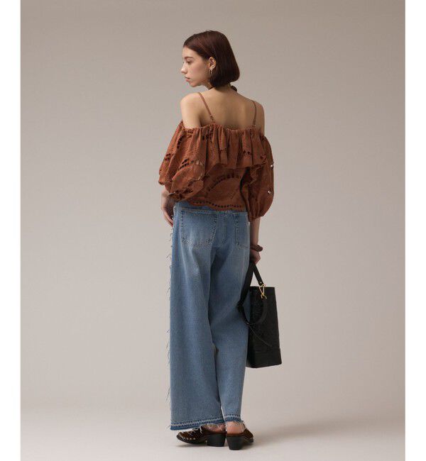 GRACE CONTINENTAL「カットワークオフショルトップ」|その他|
