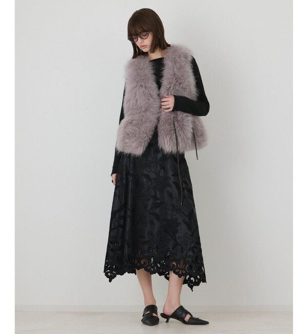 GRACE CONTINENTAL「【イベント店舗・ONLINE STORE先行アイテム】カシミヤファージレ」|ベスト・ジレ|