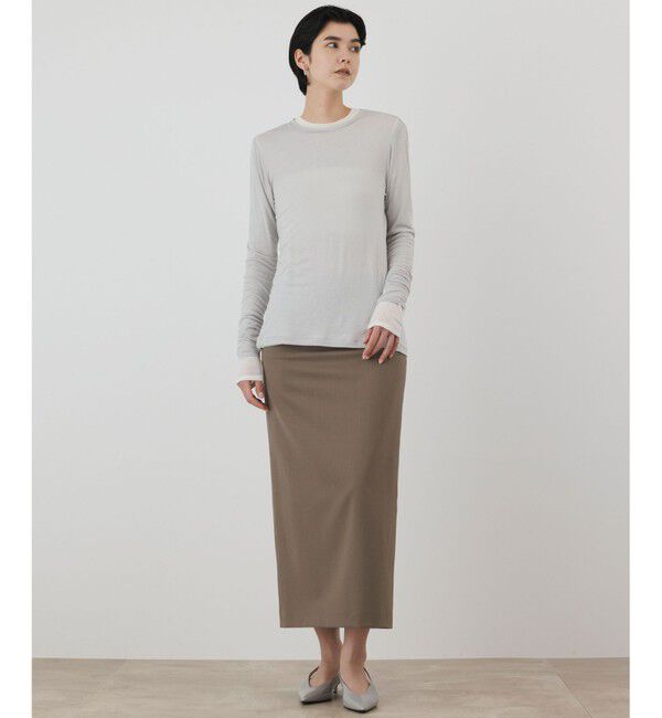 GRACE CONTINENTAL「シルクベアカットトップ」|Tシャツ・カットソー|