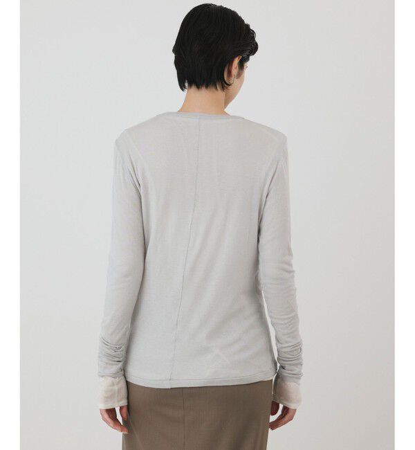 GRACE CONTINENTAL「シルクベアカットトップ」|Tシャツ・カットソー|
