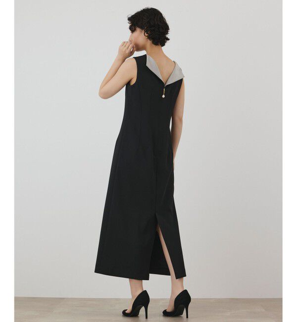 GRACE CONTINENTAL「バックシャンワンピース」|ワンピース|ブラック