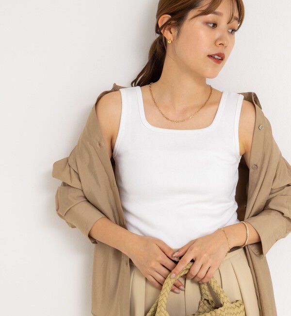 NOLLEY'S sophi「2WAYベアテレコタンクトップ」|タンクトップ|
