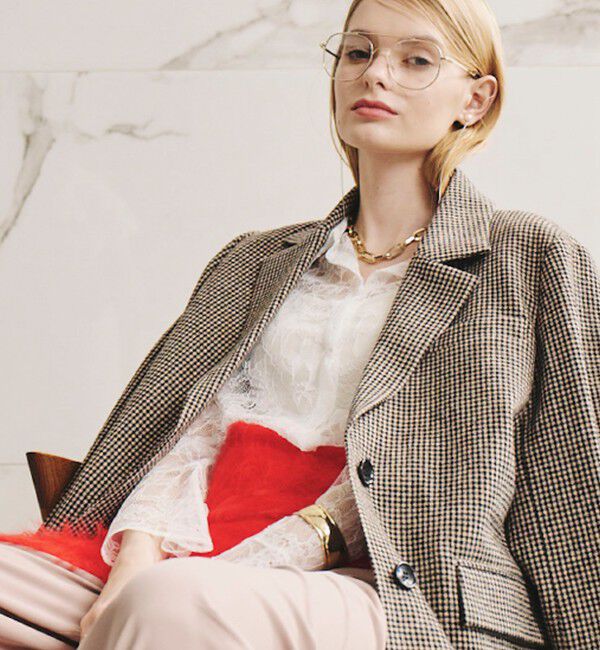 NOLLEY'S「【WEB＆一部店舗限定カラーアイテム】ウォッシャブルレースシャツブラウス」|シャツ・ブラウス|