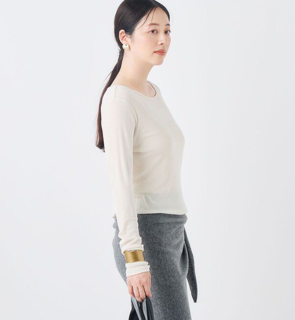 NOLLEY'S「ウォッシャブルフィブリルテレコロンT」|Tシャツ・カットソー|