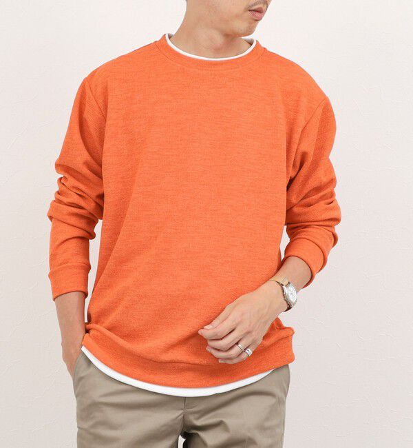 NOLLEY'S goodman「メランジＷフェイスダブルカラー LS Tee 26AW」|Tシャツ・カットソー|