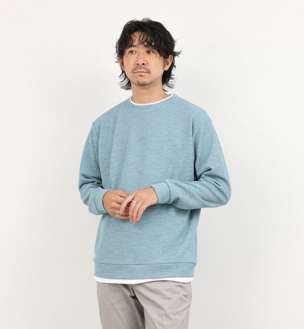 NOLLEY'S goodman「メランジＷフェイスダブルカラー LS Tee 26AW」|Tシャツ・カットソー|