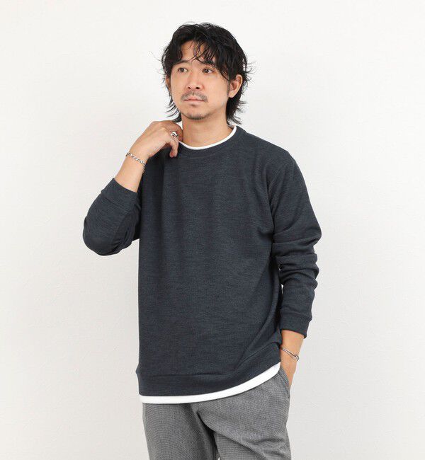 NOLLEY'S goodman「メランジＷフェイスダブルカラー LS Tee 26AW」|Tシャツ・カットソー|
