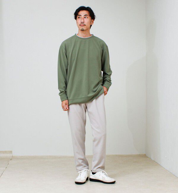 GLOSTER「【人気シリーズ/S～XL展開】両面起毛ストレッチ イージーパンツ」|チノ|
