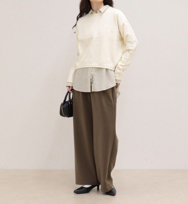 fredy emue「《WEB限定》ハートステッチニットプルオーバー」|ニット・セーター|
