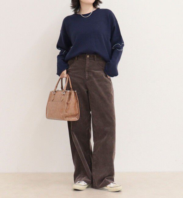 fredy emue「《WEB限定》ハートステッチニットプルオーバー」|ニット・セーター|