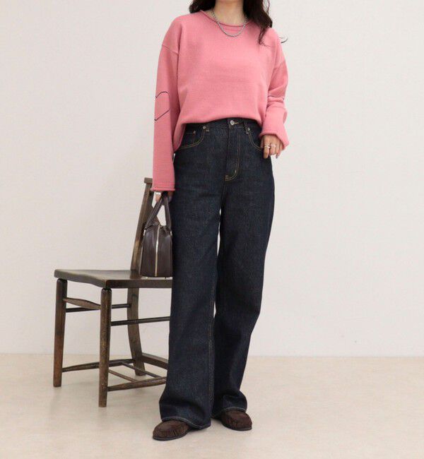 fredy emue「《WEB限定》ハートステッチニットプルオーバー」|ニット・セーター|