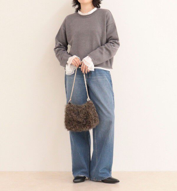 fredy emue「《WEB限定》ハートステッチニットプルオーバー」|ニット・セーター|