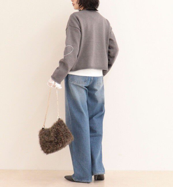 fredy emue「《WEB限定》ハートステッチニットプルオーバー」|ニット・セーター|
