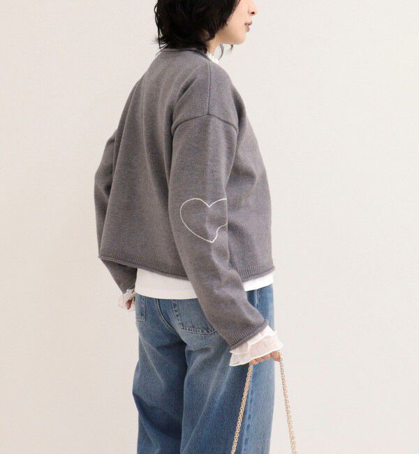 fredy emue「《WEB限定》ハートステッチニットプルオーバー」|ニット・セーター|