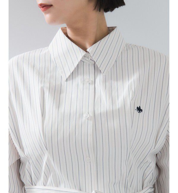 VIS「【POLO BCS】VIS別注ウエストタックフレアワンピース/WEB限定」|ワンピース|
