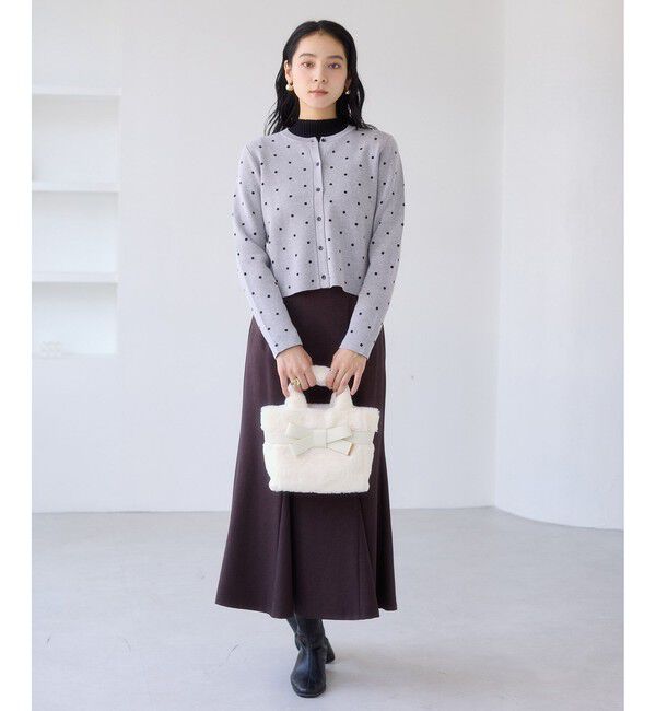 VIS「【WEB限定】ファーリボントートバッグ/2WAY」|トートバッグ|