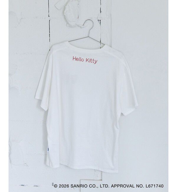 VIS「【HELLO KITTY&times;VIS】日焼けデザイン ハローキティビッグTシャツ」|Tシャツ・カットソー|