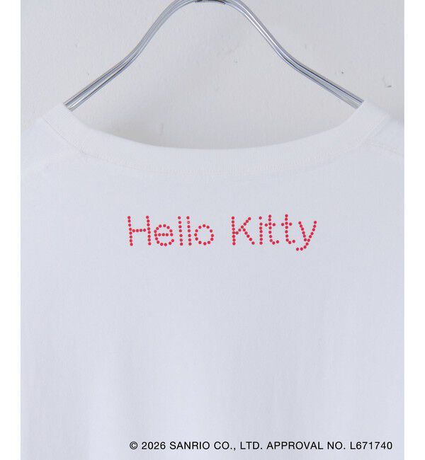 VIS「【HELLO KITTY&times;VIS】日焼けデザイン ハローキティビッグTシャツ」|Tシャツ・カットソー|