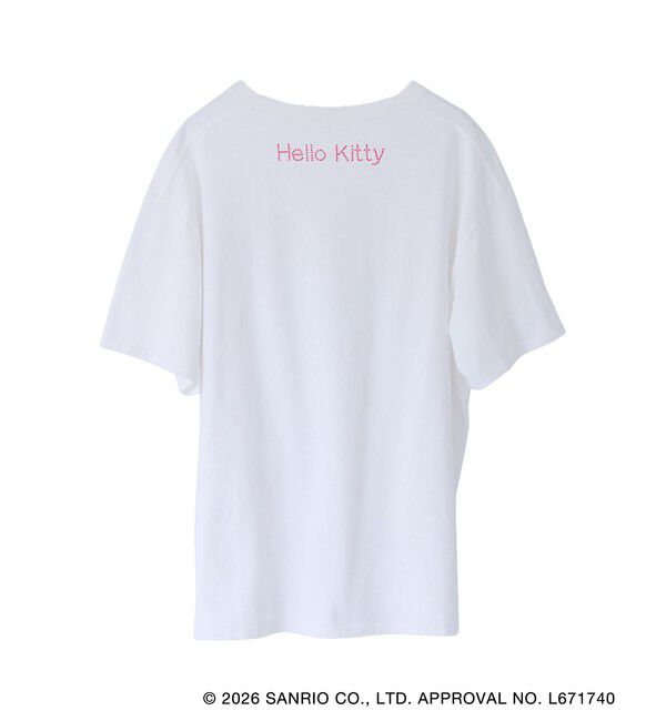 VIS「【HELLO KITTY&times;VIS】日焼けデザイン ハローキティビッグTシャツ」|Tシャツ・カットソー|