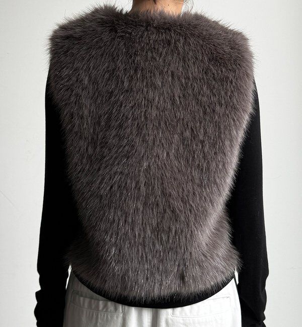  「【WEB限定】ラメファーベスト」|ベスト・ジレ|