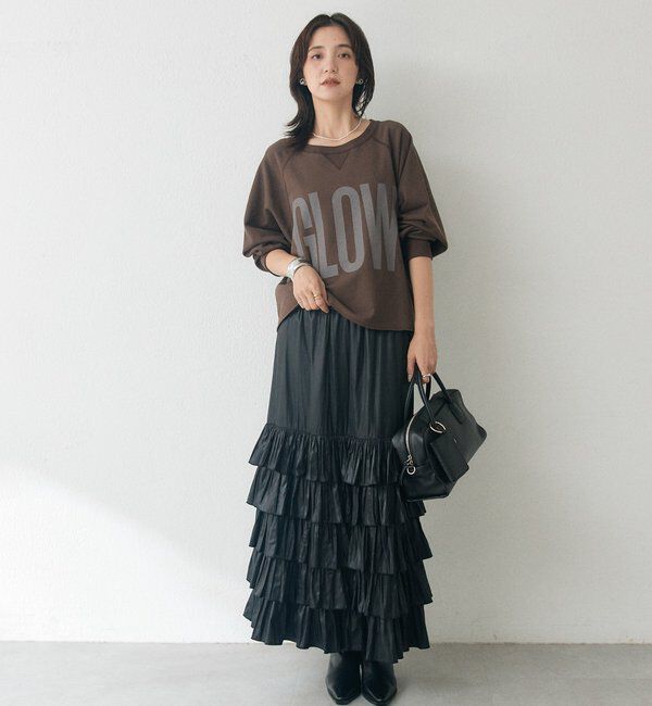  「【2サイズ展開】カッセンフリルロングスカート」|スカート|