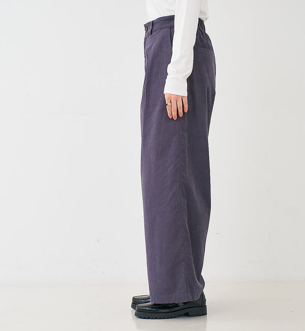 collex「コーデュロイWタックワイドパンツ」|その他|