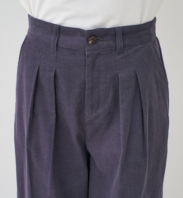 collex「コーデュロイWタックワイドパンツ」|その他|