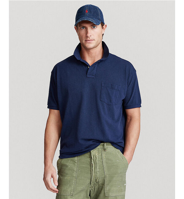 ABAHOUSE「【POLO RALRHLAUREN】ビッグシルエット ポロシャツ」|ポロシャツ|ネイビー