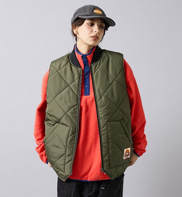 ABAHOUSE「【POLER/ポーラー】DIAMOND QUILTED VEST/キルティング/」|ダウンベスト・ベスト|