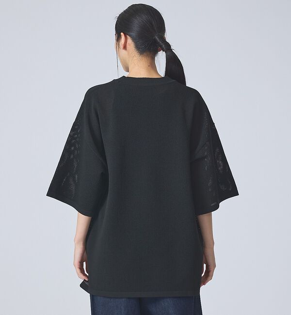 ABAHOUSE「【FORTUNA /フォルトゥナ】ECOTEC KnitメッシュT/エコテックニ」|ニット・セーター|