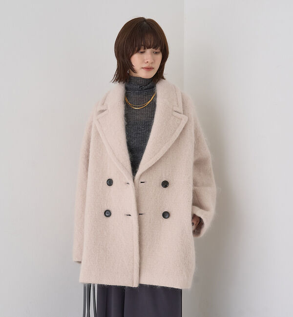Rouge vif「シャギーピーコート」|ピーコート|