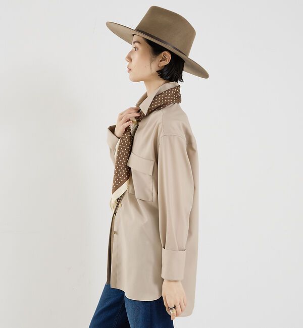 The Store by C' 「【COCUCA】比翼ベーシックシャツ」|シャツ・ブラウス|
