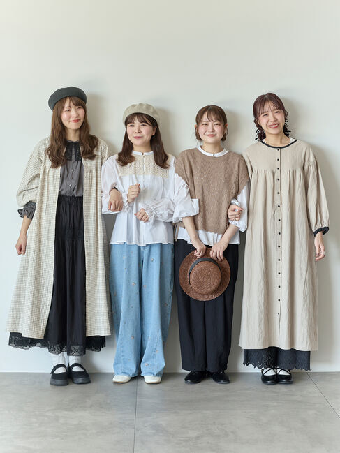 Samansa Mos2「【Cross&times;Staff】前後2WAYワンピース」|ワンピース|