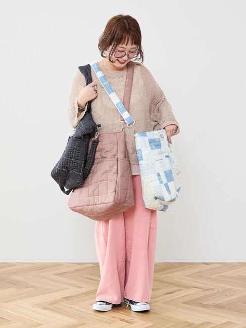 Samansa Mos2「【Cross&times;Staff】ボトルポケ付/10ポケットトートbag」|その他|