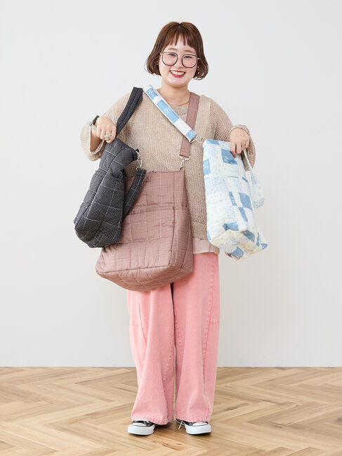 Samansa Mos2「【Cross&times;Staff】ボトルポケ付/10ポケットトートbag」|その他|