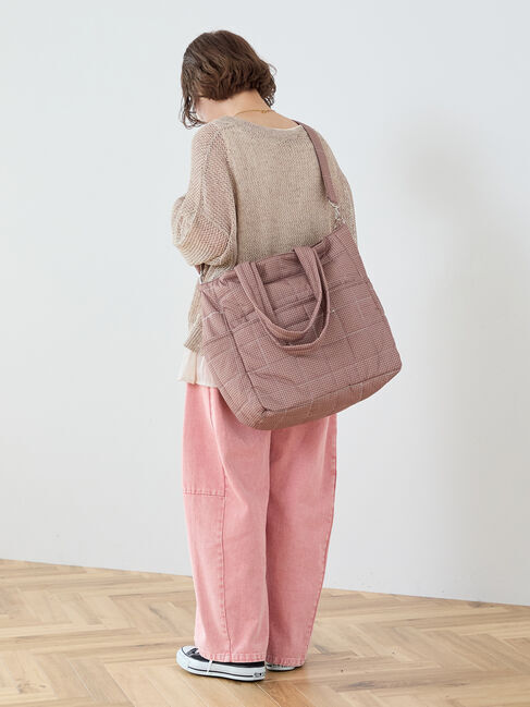 Samansa Mos2「【Cross&times;Staff】ボトルポケ付/10ポケットトートbag」|その他|