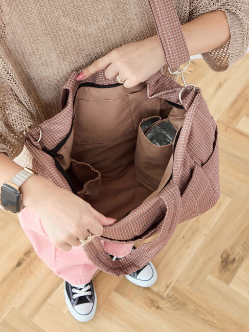 Samansa Mos2「【Cross&times;Staff】ボトルポケ付/10ポケットトートbag」|その他|