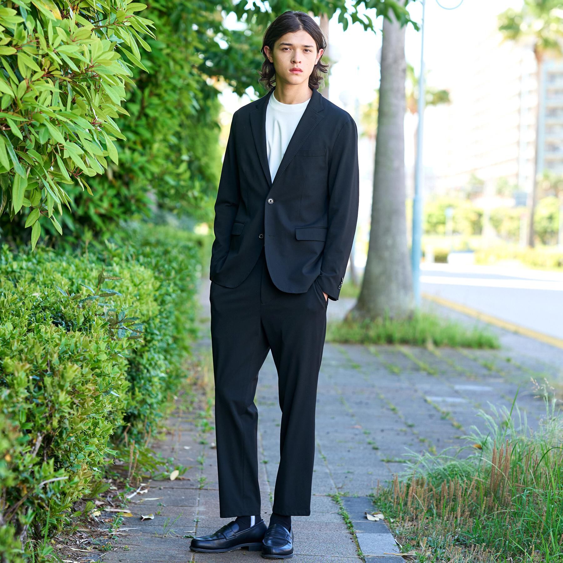 DRESSTERIOR「【マルチ2WAYストレッチ/セットアップ可/MonoMax10月号掲載】CARREMAN ライトジャ」|テーラードジャケット|