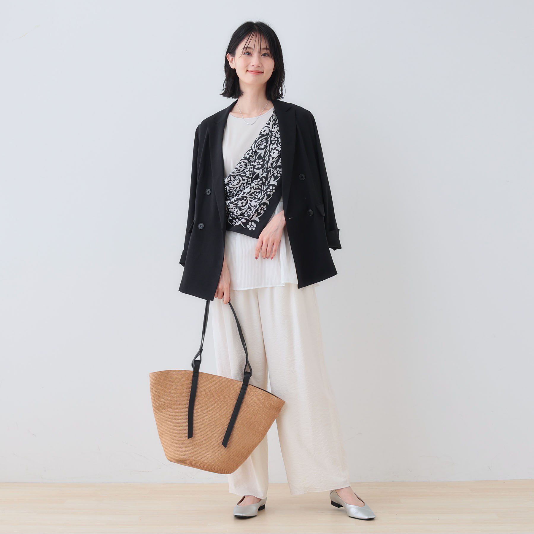 INDIVI「【洗える／レイヤードにも活躍】ペプラムインナートップス」|Tシャツ・カットソー|