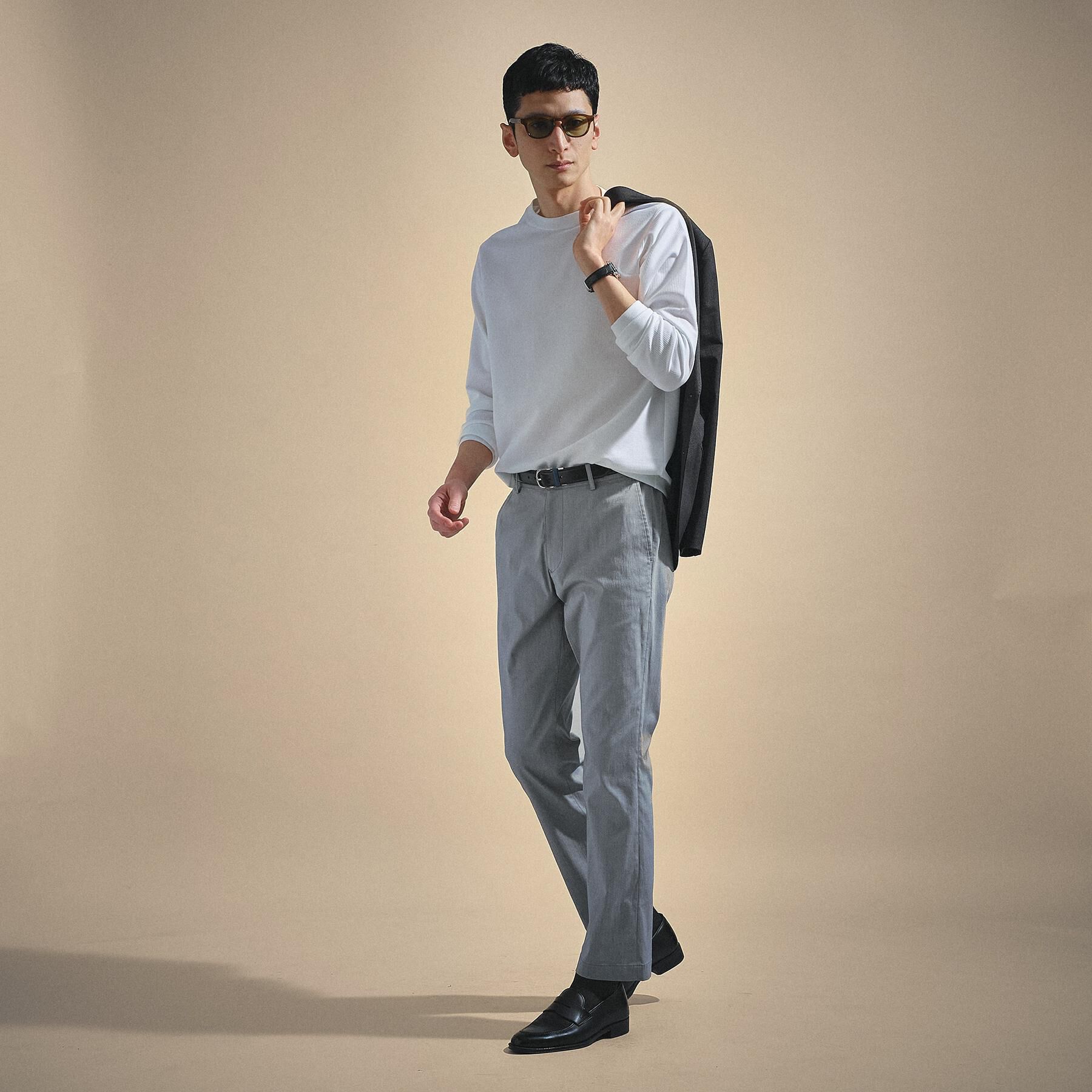 TAKEO KIKUCHI「【尾州ファブリック】ジャカードカットソー」|Tシャツ・カットソー|