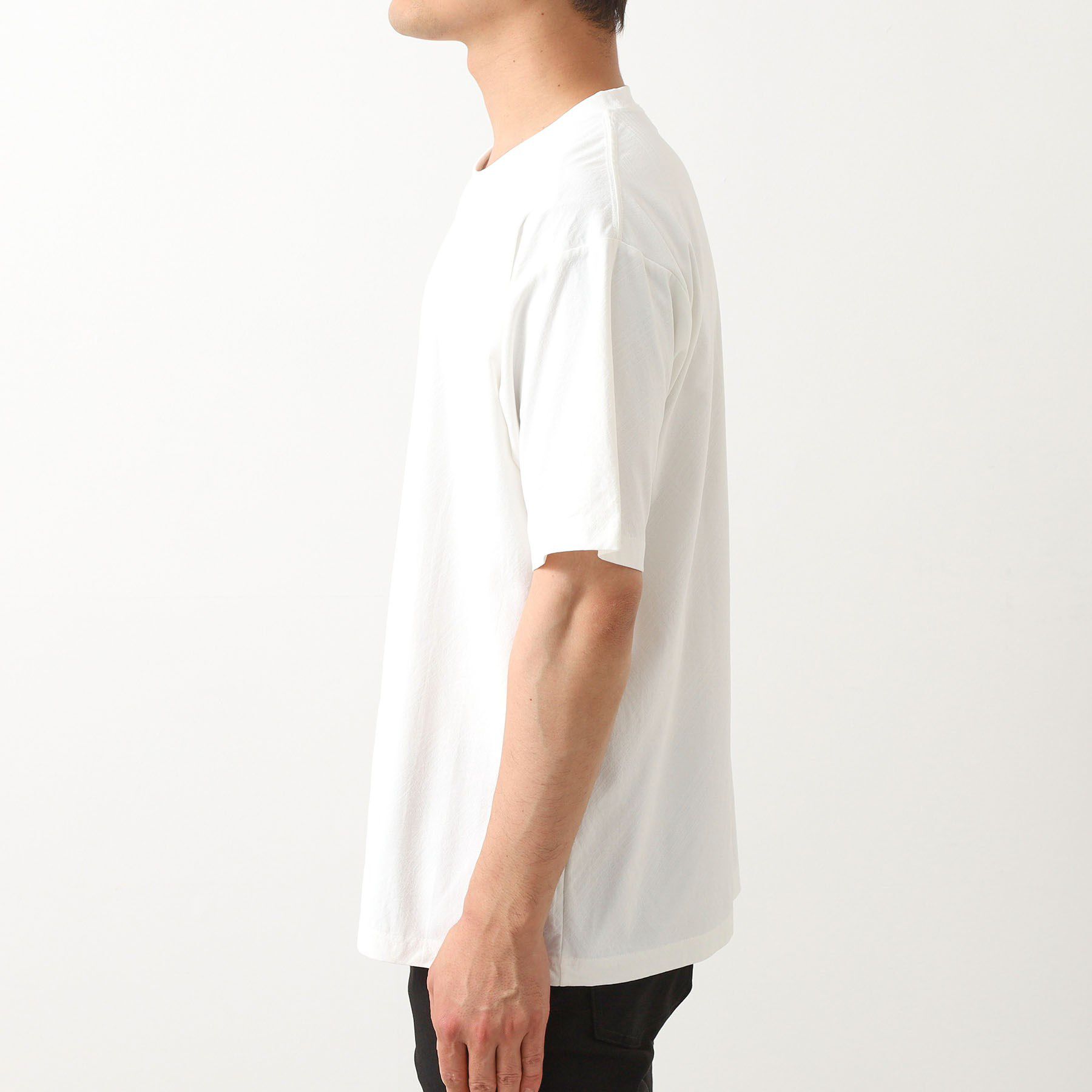 THE SHOP TK「パーフェクテックリンクス半袖Tシャツ 【接触冷感／吸水速乾／UVカット／洗濯機OK】」|Tシャツ・カットソー|