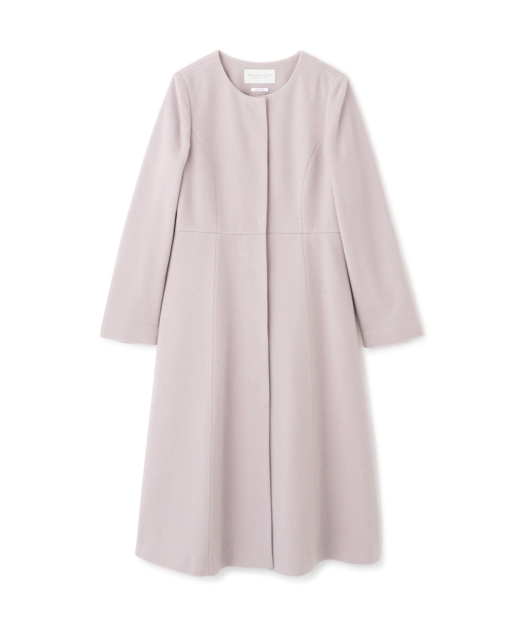 PROPORTION BODY DRESSING「ノーカラーフレアコート」|その他|