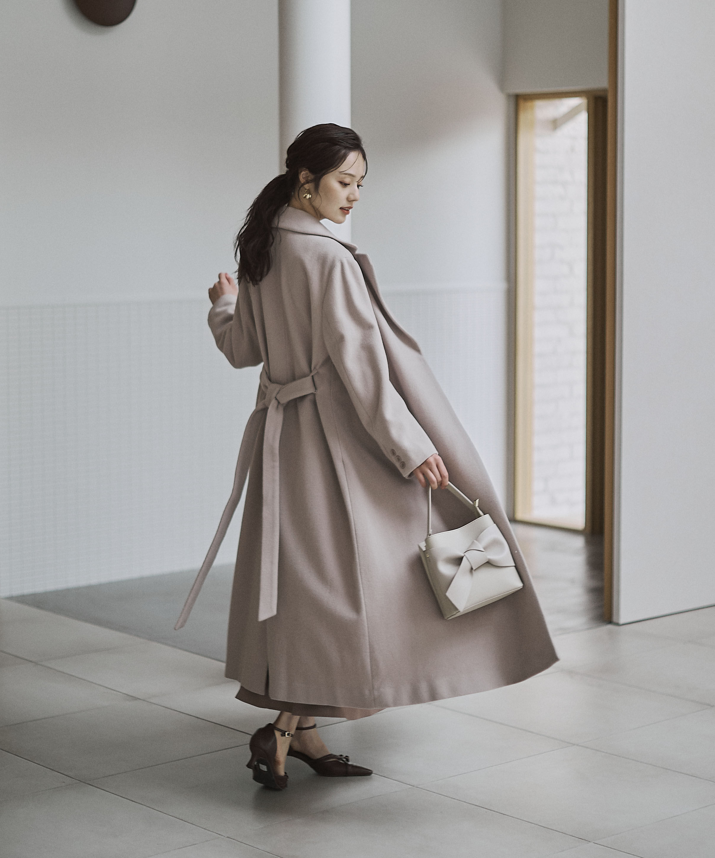PROPORTION BODY DRESSING「ベルテッドレディーコート 25AW」|その他|